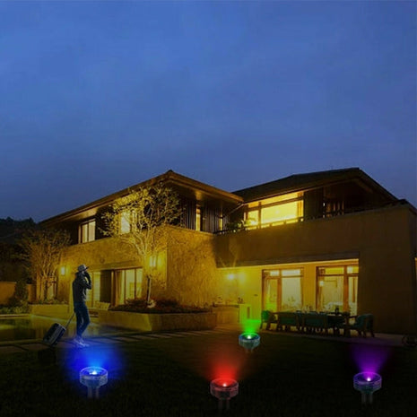 Solar Power Animal Repeller Ultrasonic Mole Pest Cat Mice Rodent Puce Gaia