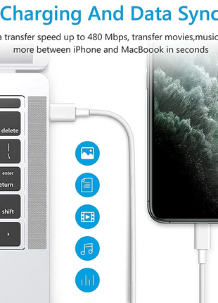 2024 20W USB-C Fast Charger PD Adapter Cable For iPhone 14/13/12/11 XR Puce Gaia