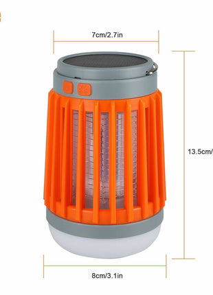 Solar USB Mosquito Killer Light Electronic Fly Bug Insect Zapper Trap Puce Gaia