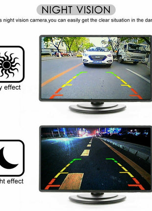 Car Rear View Reverse Camera Parking Backup Cam HD Night Vision Puce Gaia