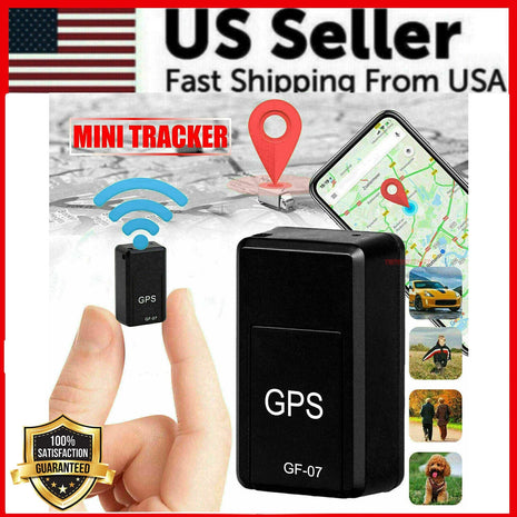 GF07 Mini Magnetic GPS Tracker Real-time Car Truck Vehicle Locator GSM Puce Gaia