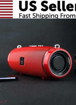 Bluetooth 5.1 Speaker Wireless Waterproof Outdoor Stereo LOUD Bass Puce Gaia