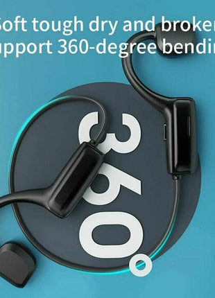 Bone Conduction Headphones Bluetooth 5.1 Wireless Earbuds Outdoor Puce Gaia