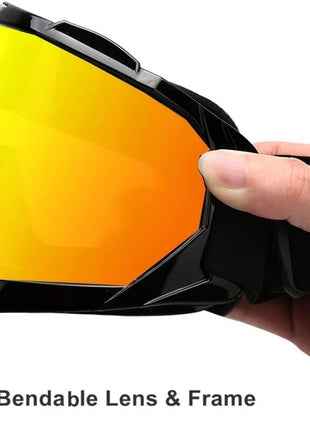 Motocross Goggles Racing Off-Road Dirt Bike ATV UTV BMX MX XC Puce Gaia