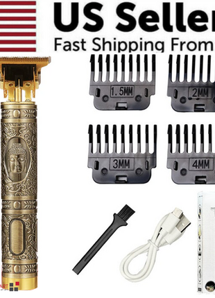 Professional Hair Clippers Trimmer Cutting Beard Cordless Barber Puce Gaia