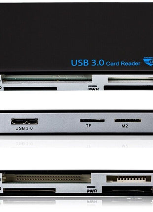 USB 3.0 Memory Card Reader Adapter 5GBPS Fit For CF/TF/SD/Micro Puce Gaia