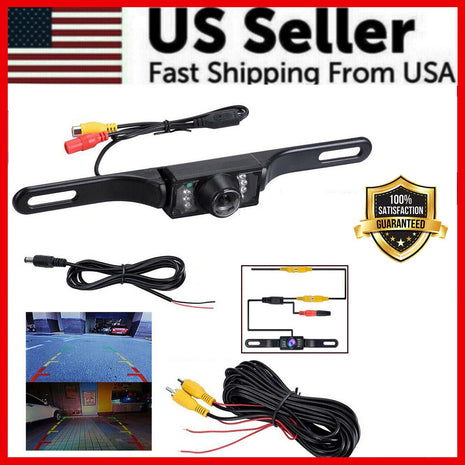 Wide 170° Night Vision Car Rear View Reverse Backup Parking Camera Puce Gaia