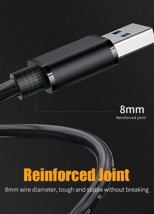 USB 3.0 A Male to A Male Cable Data Transfer Super Speed Power Charger Puce Gaia
