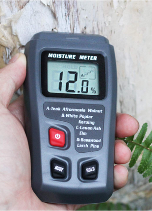 Digital LCD Wood Moisture Meter Detector Tester Wood Firewood Paper Puce Gaia