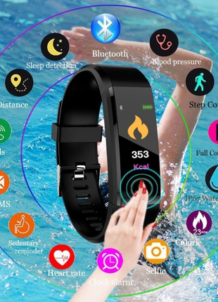 Fitness Smart Watch Activity Tracker Heart Rate For Women Men Oxygen Puce Gaia