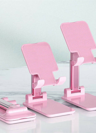 Adjustable Cell Phone Tablet Stand Desktop Holder Mount Mobile Phone Puce Gaia