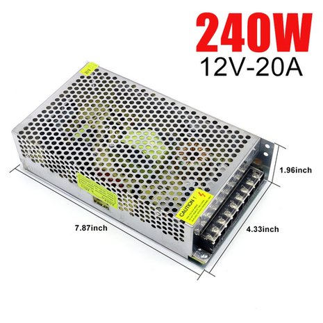 Switch Power Supply Transformer AC 110V To DC 5V 12V 24V Adapter For Puce Gaia