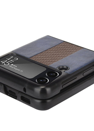 For Samsung Galaxy Z Flip 3 5G Slim Folding Leather Shockproof Phone Puce Gaia