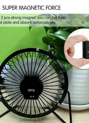 GF07 Mini Magnetic GPS Tracker Real-time Car Truck Vehicle Locator GSM Puce Gaia