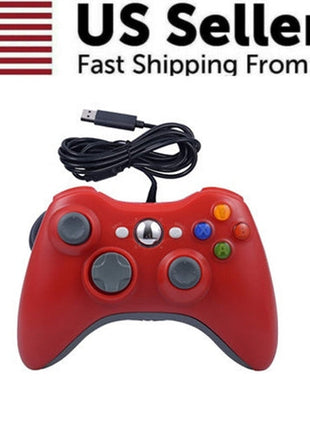 Wired Controller USB For PC Compatible With Xbox 360 / Windows 7 8 10 Puce Gaia