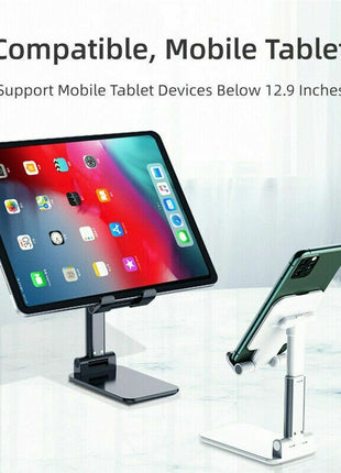 Adjustable Cell Phone Tablet Stand Desktop Holder Mount Mobile Phone Puce Gaia