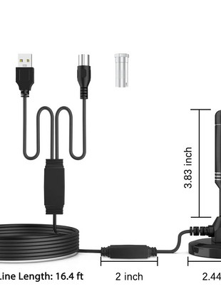 5600Miles Upgraded TV Antenna HDTV Amplified Digital 4K 1080P Long Puce Gaia
