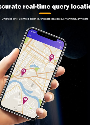 GPS Tracker Real-Time Tracking Locator Device GPRS GSM Car/Motorcycle Puce Gaia