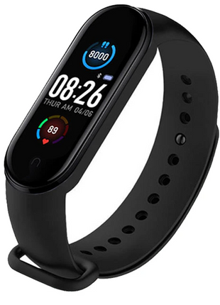M4 Smart Watch Band Blood Pressure Bracelet Wristband Fitness Tracker Puce Gaia