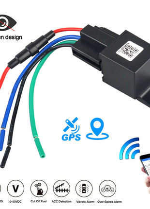 GPS Tracker Real-Time Tracking Locator Device GPRS GSM Car/Motorcycle Puce Gaia