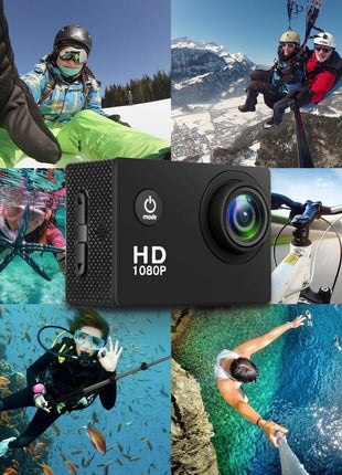 4K Action Sport Waterproof Camera 20 MP Recorder HD 1080P Camcorder Puce Gaia