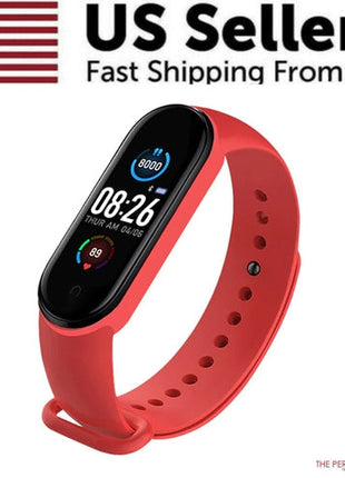 M4 Smart Watch Band Blood Pressure Bracelet Wristband Fitness Tracker Puce Gaia