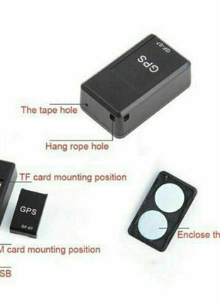 GF07 Mini Magnetic GPS Tracker Real-time Car Truck Vehicle Locator GSM Puce Gaia