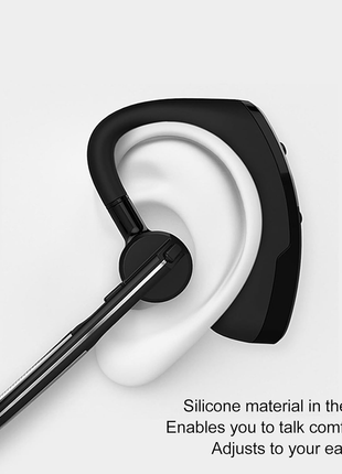 Bluetooth Earpiece Wireless Headset Noise Cancelling Headphones Driver Puce Gaia