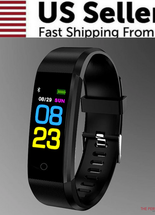 Fitness Smart Watch Activity Tracker Heart Rate For Women Men Oxygen Puce Gaia