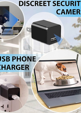 Mini Hidden Camera Home Security Nanny Cam Full HD 1080P DVR Night Puce Gaia