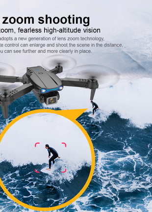 Drones Quadcopter 5G 4K GPS Drone X Pro with HD Dual Camera WiFi FPV Puce Gaia