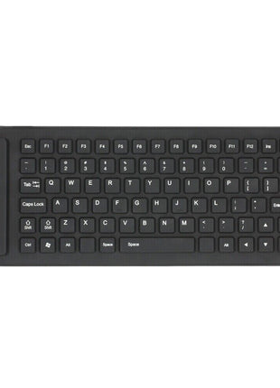 Waterproof Silicone Keyboard Foldable Flexible USB Dustproof DirtProof Puce Gaia