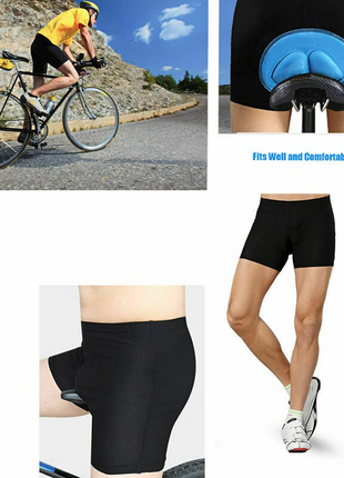 Men Women Cycling Shorts Bicycle Bike Underwear Pants With Sponge Gel Puce Gaia