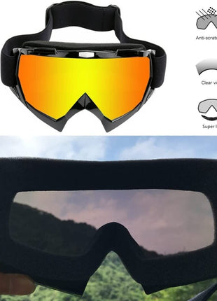 Motocross Goggles Racing Off-Road Dirt Bike ATV UTV BMX MX XC Puce Gaia