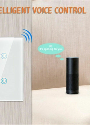 1/2/3/4 Gang WiFi Smart Wall Touch Light Switch Glass Panel For Puce Gaia