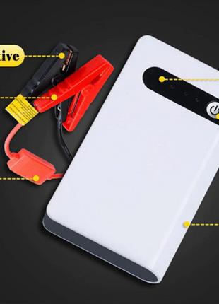 20000mAh Car Jump Starter Booster Jumper Box Power Bank Battery Puce Gaia