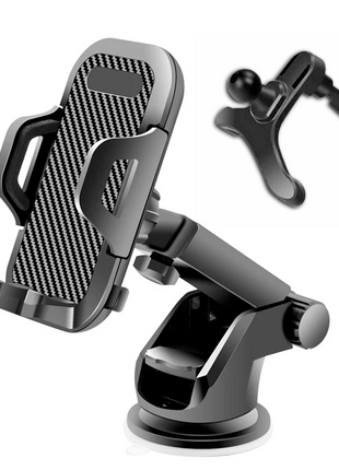 360° Universal Mount Holder Car Stand Windshield For Mobile Cell Phone Puce Gaia