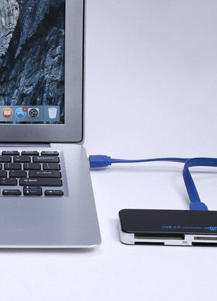 USB 3.0 Memory Card Reader Adapter 5GBPS Fit For CF/TF/SD/Micro Puce Gaia