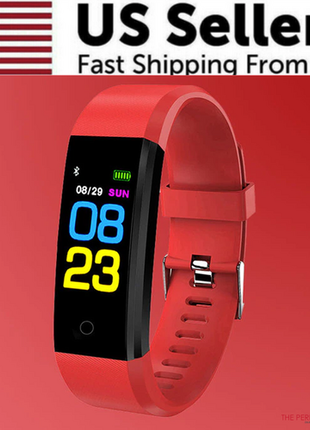 Fitness Smart Watch Activity Tracker Heart Rate For Women Men Oxygen Puce Gaia