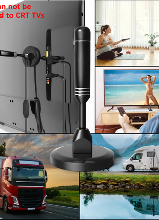 5600Miles Upgraded TV Antenna HDTV Amplified Digital 4K 1080P Long Puce Gaia