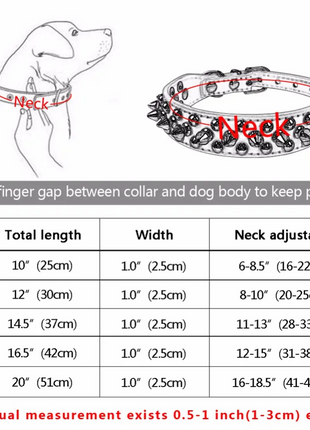Spiked Studded Leather Dog Collar Rivets Pet Small Large Cat Pit Bull Puce Gaia