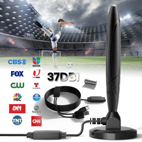 5600Miles Upgraded TV Antenna HDTV Amplified Digital 4K 1080P Long Puce Gaia