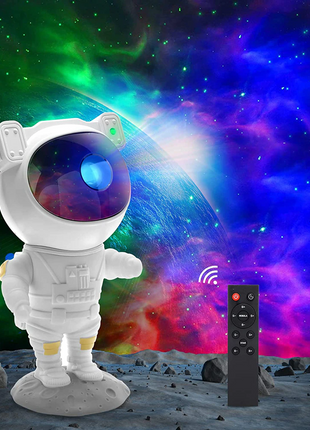 Astronaut Projector Galaxy Starry Sky Night Light Ocean Star LED Lamp Puce Gaia