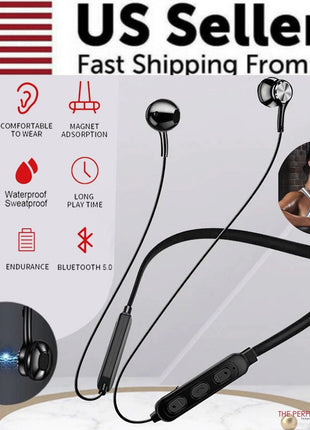 Waterproof Bluetooth 5.0 Earbuds Stereo Sport Wireless Headphones in Puce Gaia