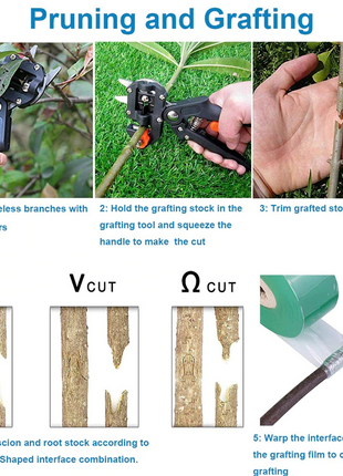 Garden Tree Grafting Knife Pruning Pruner Shears Snip Scissors Cutting Puce Gaia
