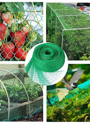33FT Anti Bird Netting Pond Net Protection Tree Crops Plants Fruits Puce Gaia