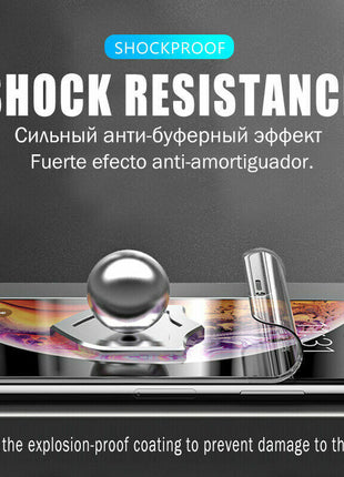 2PCS Hydrogel Screen Protector For iPhone 15 14 13 12 11 Pro Max SE X Puce Gaia
