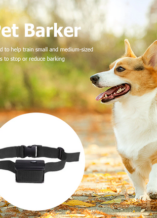 Automatic Anti Bark Barking Dog Shock Control COLLAR Device Small Puce Gaia
