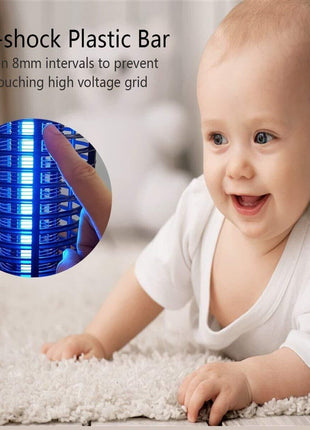 Electric Fly Gnat Killer Lamp Pests Fly Insect Trap Mosquito Bug Puce Gaia