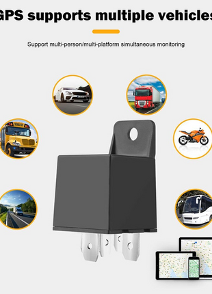 GPS Tracker Real-Time Tracking Locator Device GPRS GSM Car/Motorcycle Puce Gaia